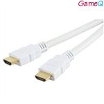 HDMI 1.3 Kabel verguld (Wit), 3m