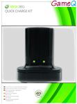 Quick Charge Kit  Xbox 360 (Black)