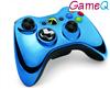 Xbox 360, Wireless Controller Chrome (Blue)  Xbox 360