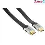 HDMI 1.3 Platte Kabel met Metalen Plug, 1.5m